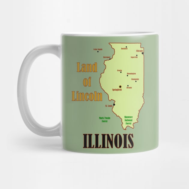 Illinois State Map by Pr0metheus